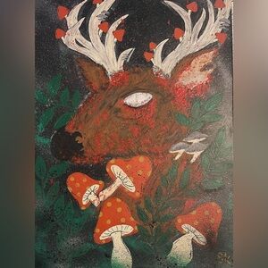 8x10 Haunted Hunted Art Print